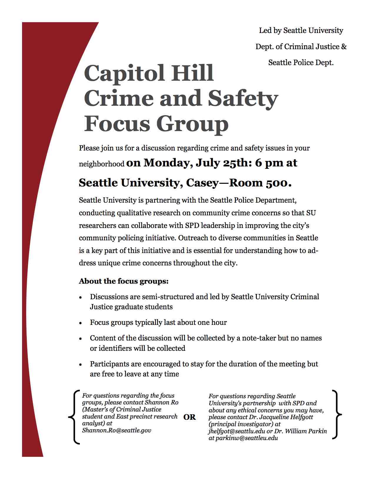 capitol hill focus group flyer chs capitol hill seattle focus group flyer