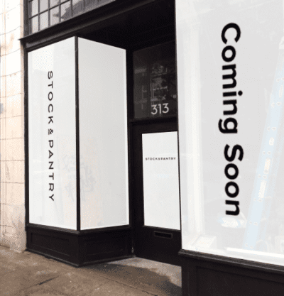 Rendering courtesy of Stock & Pantry