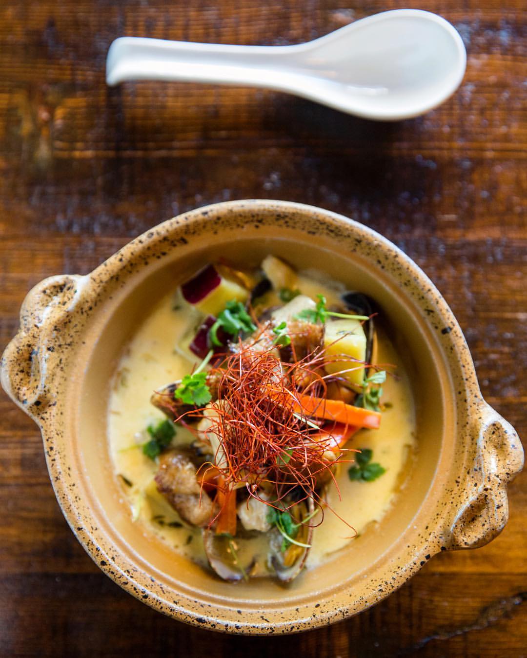 Miso clam chowder. CHS Capitol Hill Seattle News