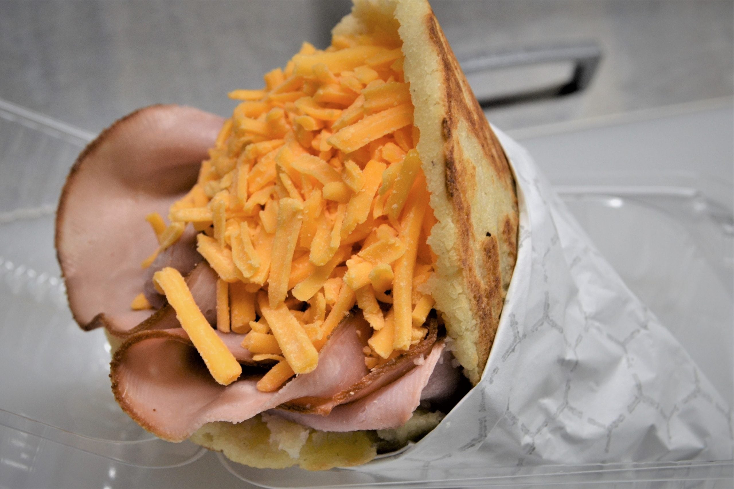 ham and cheese arepa CHS Capitol Hill Seattle News