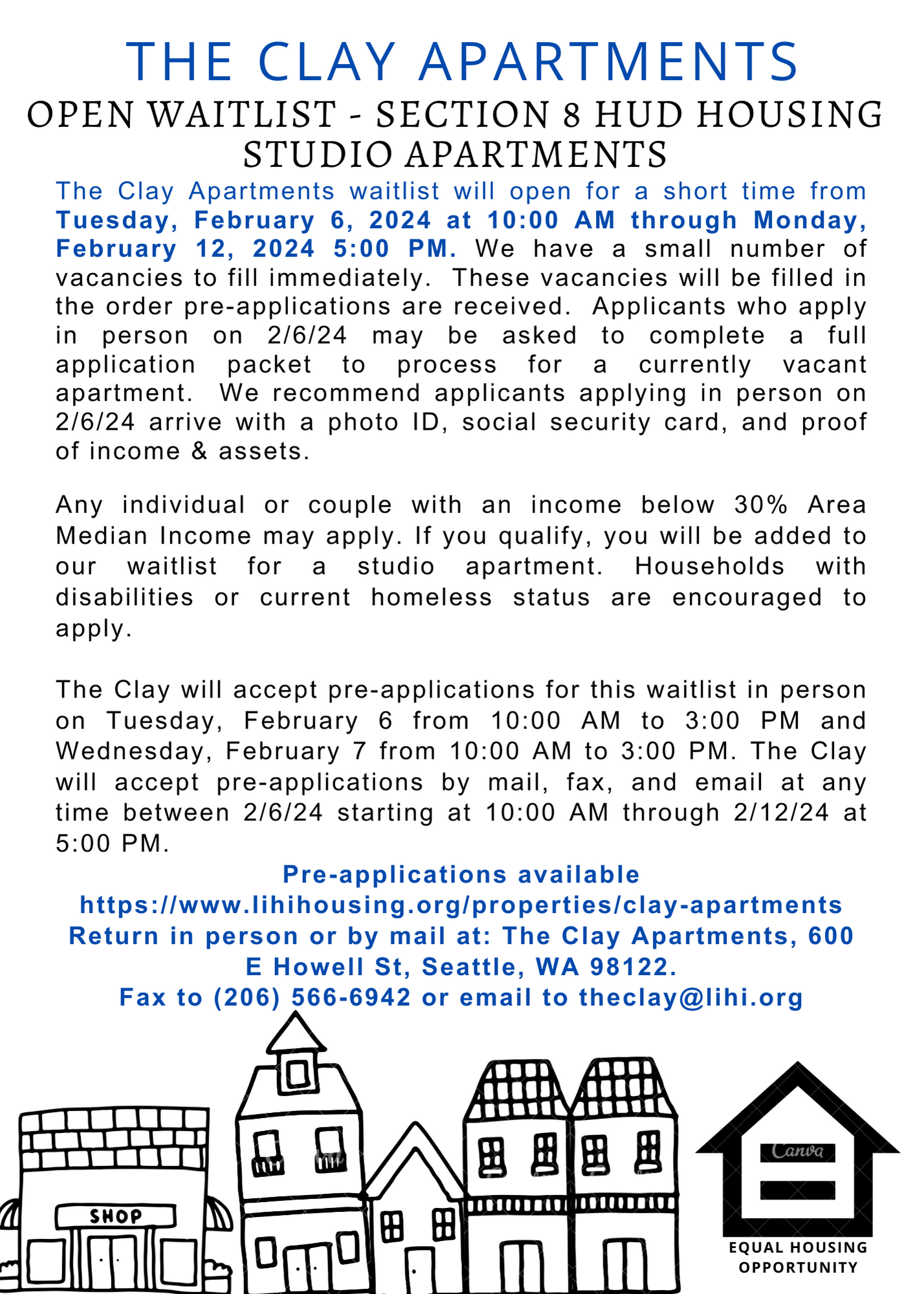 Clay Apartments Opens Waitlist Announcement CHS Capitol Hill Seattle News