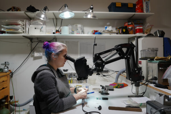 Meet the Capitol Hill artist | Nina Raizel is using laser welders and and the largest microscope you’ve ever seen to make jewelry with the Six of Pikes collective